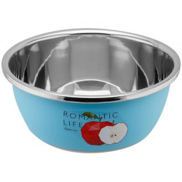 Миска для взбивания из нержавеющей стали, диаметр 30 см, яблоко, серия Romantic life, PERFECTO LINEA