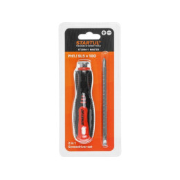 Отвертка 2-в-1 PH1/SL5 100мм STARTUL MASTER (ST3094-1)