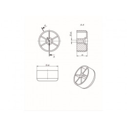 Опора №3 пластмасса STARFIX