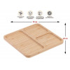 Менажница бамбуковая 22х22 см, BAMBOO, PERFECTO LINEA