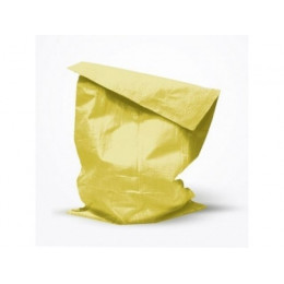 Мешок полипропилен. усиленный для мусора 70x110см (желтый)