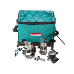 Фрезер кромочный MAKITA RT 0700 CX2 + аксессуары + АКЦИЯ лобзик 4329 в  ПОДАРОК  (арт. 4329)