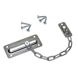 Цепочка дверная 100 мм, белый цинк STARFIX