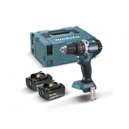Аккум. ударная дрель-шуруповерт MAKITA LXT DHP 484 RTJ в кейсе