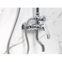 Душевая система (Lt) D35, серия Iris хром, a-five