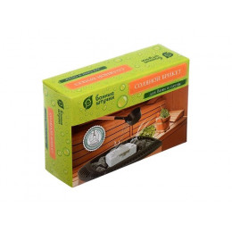 Соляной брикет с травами для бани и сауны, 1300г., "Банные штучки"