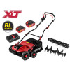 Аккум. аэратор-скарификатор WORTEX CAE 3736 ALL1 XLT SET БЕСЩЁТ.ДВИГ., 18В+18В, шир. 37 см