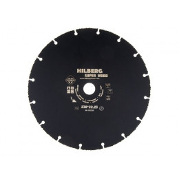 Круг карбид вольфрама  отрезной 230х22 мм для дерева  Super Wood HILBERG