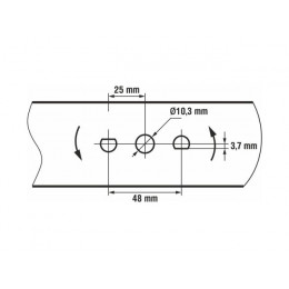 Нож для газонокосилки 51 см ECO