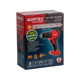 Аккум. ударная дрель-шуруповерт WORTEX BD 2030-1 DLi в кор. ALL1 XLT SOLO БЕСЩЕТ., 18 В, 55 Н*м