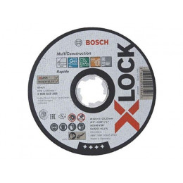 Круг отрезной 125х1.0x22.2 мм универс. Multi X-LOCK BOSCH
