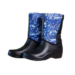 Сапоги ЭВА женские утеплен. комбинирован., сзади на молнии, р.36