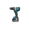 Аккум. ударная дрель-шуруповерт MAKITA LXT DHP 484 RTJ в кейсе