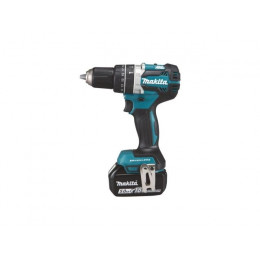 Аккум. ударная дрель-шуруповерт MAKITA LXT DHP 484 RTJ в кейсе