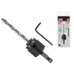 Центр. сверло для биметалл. коронки с шестигр. быстросъем.переходн. PROGRESSOR GEPARD