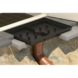 Придверный поддон 600х400 (черный), Ecoteck, РБ