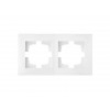 Рамка 2-местная белая, Стиль новый, Bylectrica
