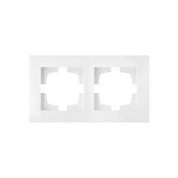 Рамка 2-местная белая, Стиль новый, Bylectrica