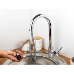 Смеситель для кухни (Lt) D35, серия TRO хром, AV Engineering