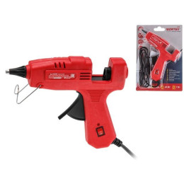 Пистолет клеевой WORTEX LX GG 0710-3 в блистере 20 Вт, 7,2 мм, 8 г/мин