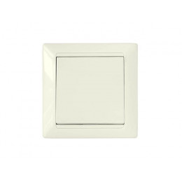 Выключатель 1 клав. (cкрытый, 10А) бежевый, Стиль, Bylectrica