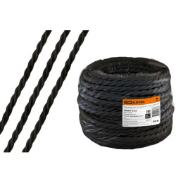 Ретро провод "Эко" 3х1,5 витой,черный (50м) TDM