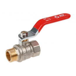 Кран шаровый 1/2" нар.-вн. ручка PN30, AV Engineering
