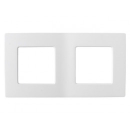 Рамка 2-местная белая, Мастер, BYLECTRICA