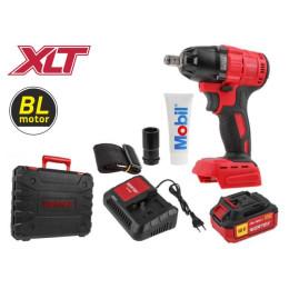 Аккум. ударный гайковерт WORTEX CWR 0318 акб и зу в чем. ALL1 XLT SET 18 В, 310 Н*м, 1/2", 4 А*ч