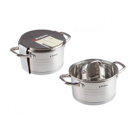 Кастрюля из нерж.стали, 1.8 л, ф 16 x 9, серия MILAGROS (Милагрос), PERFECTO LINEA