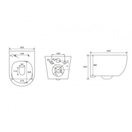 Унитаз подвесной AV Engineering, GRAND X