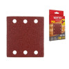 Шлифлист 100х110мм Р60 д/дерева самосцепл. 6 отв. 5 шт. WORTEX