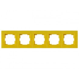 Рамка 5-ая горизонтальная желтая, RITA, MUTLUSAN