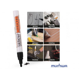 Маркер-краска промышленный черный MUNHWA INDUSTRIAL
