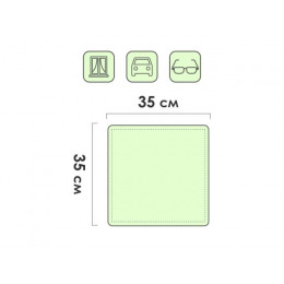 Салфетка из микрофибры 1 шт., 35х35 см, Универсальная, PERFECTO LINEA