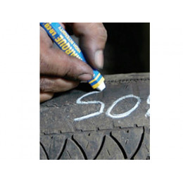 Маркер промышл. на основе твердой краски для шин MARKAL БЕЛЫЙ