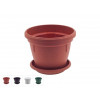 Кашпо с поддоном Gerber (Гербера) d-36 cм, DRINA