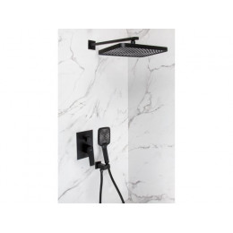 Душевая система (Lt) D35, серия Lily черный, a-five