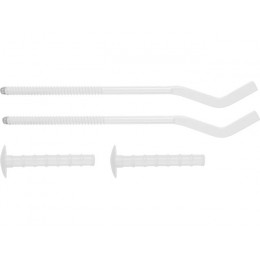 Кронштейн штыревой плоский с дюбелем для радиаторов 7,5х165мм, 2 шт., AV Engineering