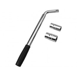 Вороток Г-образный 1/2" телескоп. 310-470мм с головками ВОЛАТ