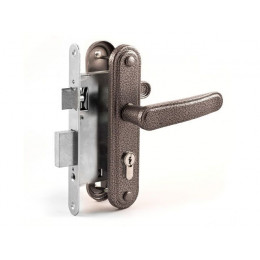 Замок врезной Омега ЗВ7.03 (серебро)