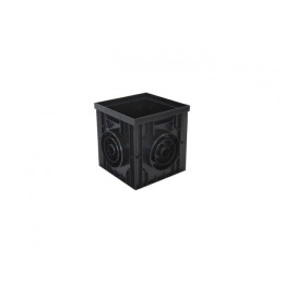 Дождеприемник пластиковый 300х300 (черный), Ecoteck, РБ