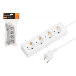 Удлинитель 5м (4 роз., 2,2кВт, с/з, ПВС 3х0,75) Юпитер