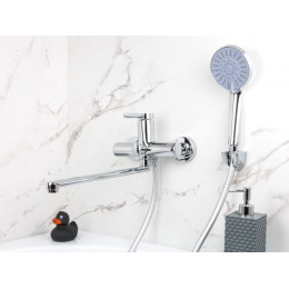 Смеситель для ванны (Lt) D35, серия Lotus хром, a-five