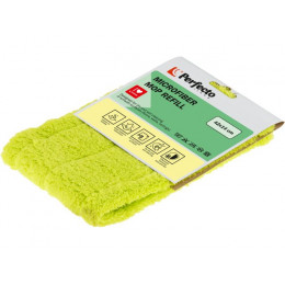 Сменная насадка для швабры из микрофибры Solid, зеленая, PERFECTO LINEA