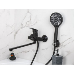 Смеситель для ванны (Lt) D35, серия WIN (black) AV Engineering