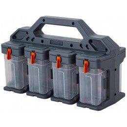 Органайзер для мелочей Blocker Expert, 8 модулей, 310х154х198 мм., серо-свинцовый/оранж., BLOCKER