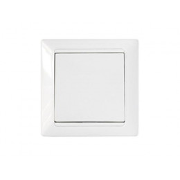 Выключатель 1 клав. (cкрытый, 10А) белый, Стиль, Bylectrica