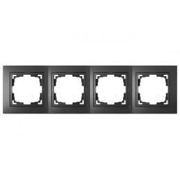 Рамка 4-местная графит, Уют, BYLECTRICA