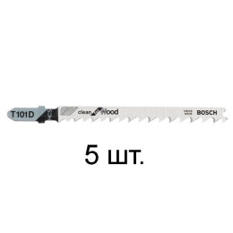 Пилка лобз. по дереву T101D (5 шт.) BOSCH